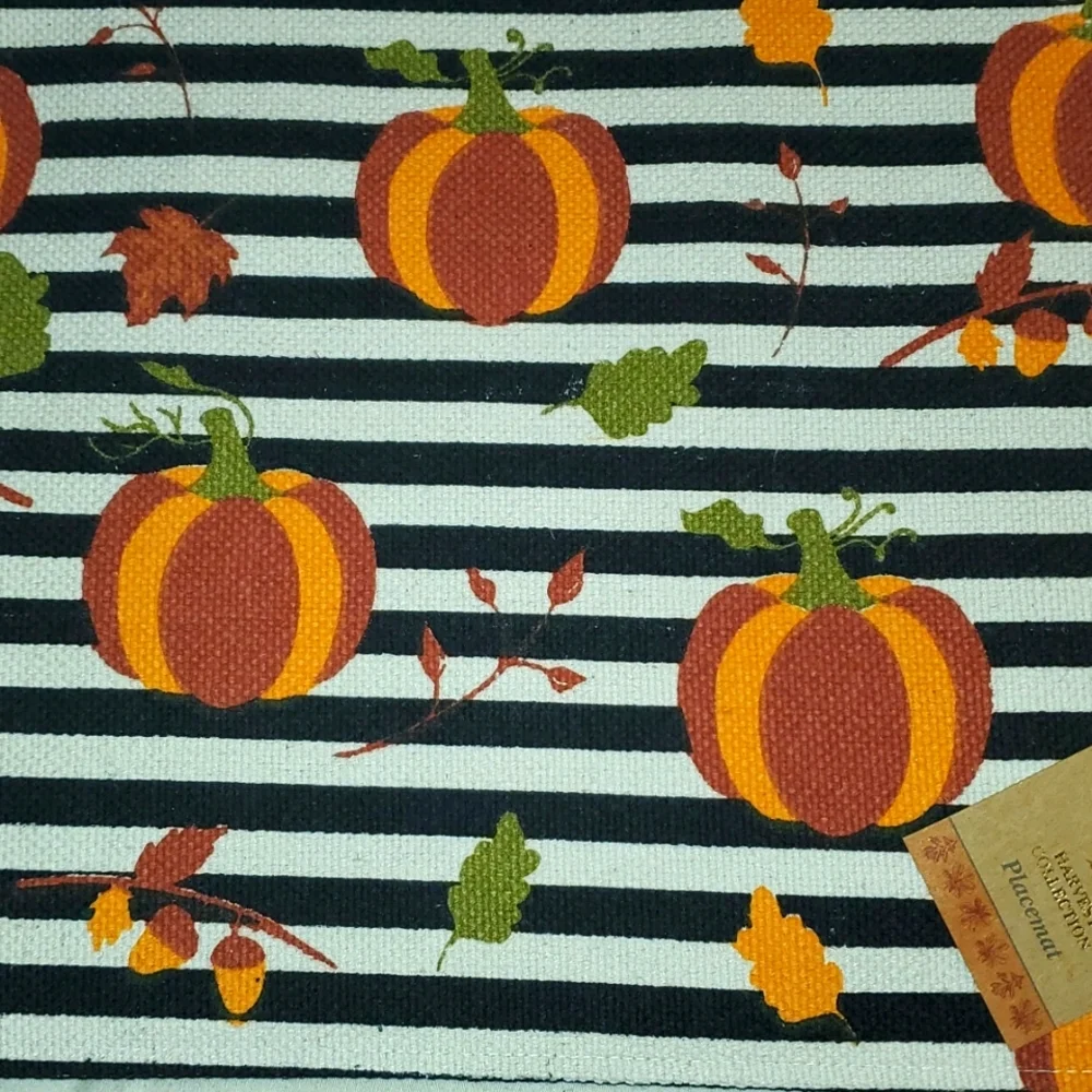 Fall Print Placements Set of 4